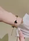 Altın Renk Kelebek Figürlü Çelik Bileklik