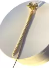 Altın Renk Kelebek Figürlü Sallantılı Ear Cuff Küpe (Tek)