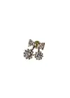 Altın Renk Kiraz Figürlü Çelik Tragus/Kıkırdak Küpe/Piercing (Tek)