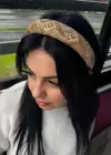 Altın Renk Kristal Boncuk Detaylı Taç