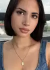 Altın Renk Külçe Figürlü  Çelik Kolye