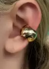 Altın Renk Metal Ear Cuff (Tek)