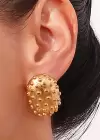 Altın Renk Metal Küpe ( Çift )