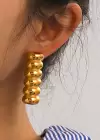 Altın Renk Metal Küpe (Çift)
