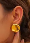 Altın Renk Metal Küpe (Çift)
