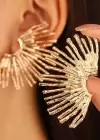 Altın Renk Metal Küpe (Çift)