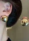 Altın Renk Metal Küpe (Çift)