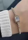 Altın Renk Su Yolu Çelik Bileklik