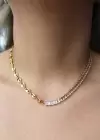 Altın Renk Su Yolu Çelik Kolye