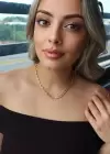 Altın Renk Su Yolu Çelik Kolye