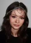 Altın Renk Taş Detaylı  Alınlık/Kına Aksesuarı