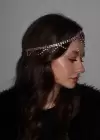Altın Renk Taş Detaylı  Alınlık/Kına Aksesuarı