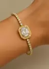 Altın Renk Taş Detaylı Bileklik