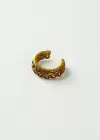 Altın Renk Taş Detaylı Çelik Ear Cuff (Tek)