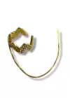 Altın Renk Taş Detaylı Ear Cuff (Tek)