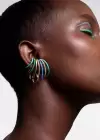 Altın Renk Taş Detaylı Ear Cuff (Tek)
