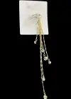Altın Renk Taş Detaylı Sallantılı Ear Cuff (Tek)