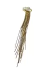 Altın Renk Taş Detaylı Sallantılı Ear Cuff (Tek)