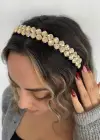 Altın Renk Taş Detaylı Taç