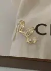 Altın Renk Taş Detaylı Üçlü Görünümlü Ear Cuff (Tek)