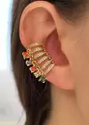 Altın Renk Taş Detaylı YSX Ear Cuff (Tek)