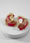 Altın Renk Tasarım Küpe (Çift)