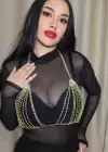 Altın Renk Taşlı Göğüs Aksesuarı
