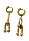 Altın Renk Tiffany Çelik Küpe (Çift)