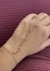 Altın Renk Top Detaylı Çelik Şahmeran