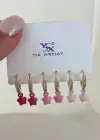 Altın Renk Yıldız Figürlü 6lı YSX Küpe Set