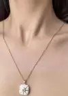 Altın Renk Yıldız Figürlü Çelik Kolye