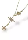 Altın Renk Yıldız Figürlü Çelik Kolye
