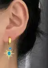 Altın Renk Yıldız Figürlü Çelik Küpe (Çift)