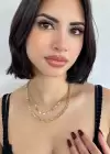 Altın Renk Yıldız Figürlü İkili Kolye