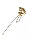 Altın Renk Yıldız Figürlü Sallantılı Ear Cuff (Tek)