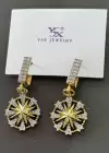 Altın Renk Yıldız Figürlü YSX Küpe (Çift)