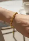 Altın Renk Zincir Detaylı Bileklik