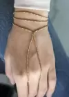 Altın Renk Zincir Detaylı Çelik Şahmeran
