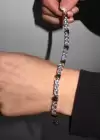Altın Ve Gümüş Renk Kalp Figürlü VİP YSX Bileklik