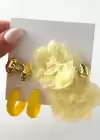 Altın Ve Sarı Renk Karışık Figürlü 6lı Küpe Set