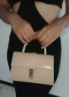 Bej Renk Kadın Deri Çanta