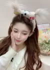 Beyaz Renk Canavar Figürlü Peluş Taç