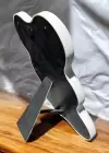 Beyaz Renk Çerçeve Detaylı Masa Aynası