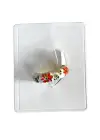 Beyaz Renk Çiçek Figürlü Ear Cuff (Tek)