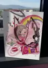 Beyaz Renk Kız Figürlü 3D Görünümlü Karton Çanta