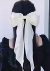 Beyaz Renk Kurdele Figürlü Otomat Toka