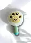 Beyaz Renk Pati Figürlü Peluş El Aynası