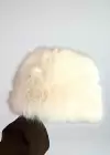 Beyaz Renk Peluş Şapka