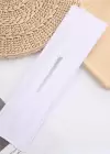 Beyaz Renk Telli Topuz Tokası