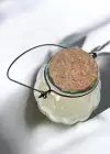 Beyaz Renk Vanilya Kokulu Mum